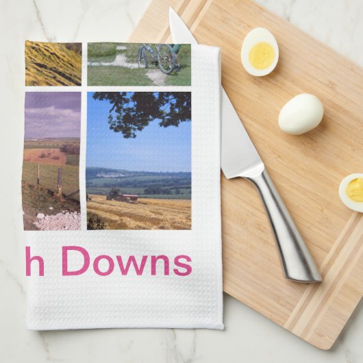 Süd-Downs Geschirrtuch (Viertel Falte)