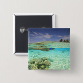 Süd-Huvadhoo-Atoll, Südmalediven, Indien Button (Vorne & Hinten)