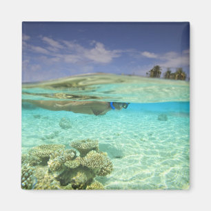 Süd-Huvadhoo-Atoll, Südmalediven, Indien Magnet
