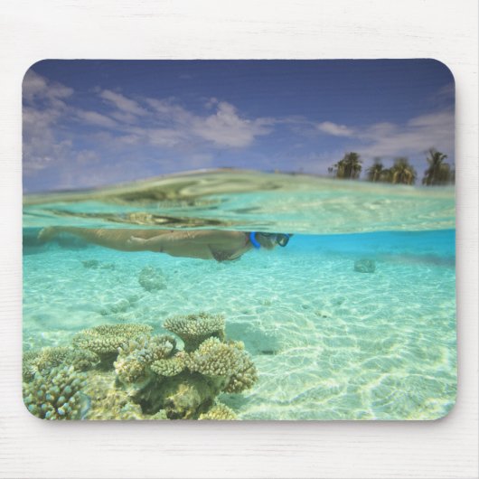 Süd-Huvadhoo-Atoll, Südmalediven, Indien Mousepad (Vorne)