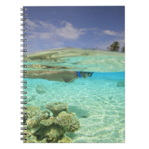 Süd-Huvadhoo-Atoll, Südmalediven, Indien Notizblock