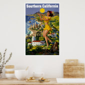 Süd-Kalifornien Poster (Küche)