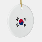 Süd+Korea-Stern Keramik Ornament (Rechts)