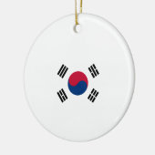 Süd+Korea-Stern Keramik Ornament (Links)