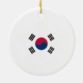 Süd+Korea-Stern Keramik Ornament (Hinten)