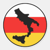 Sud Libero Runder Aufkleber (Vorderseite)