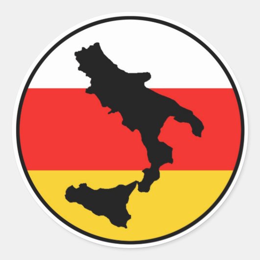 Sud Libero Runder Aufkleber (Vorderseite)