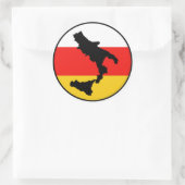 Sud Libero Runder Aufkleber (Tasche)