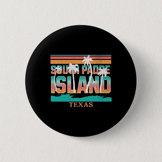 Süd Padre-Insel Button (Vorderseite)