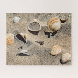 Süd-Padre-Insel, Muscheln und Sand Puzzle