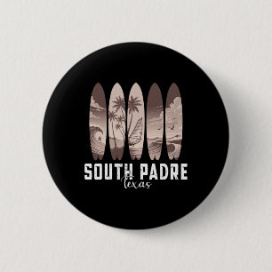 Süd-Padre-Strand Texas Surfbrett Männer Frauen Sur Button