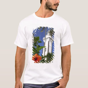 Süd-Pazifik, Französisch-Polynesien, Tahiti. Hibis T-Shirt