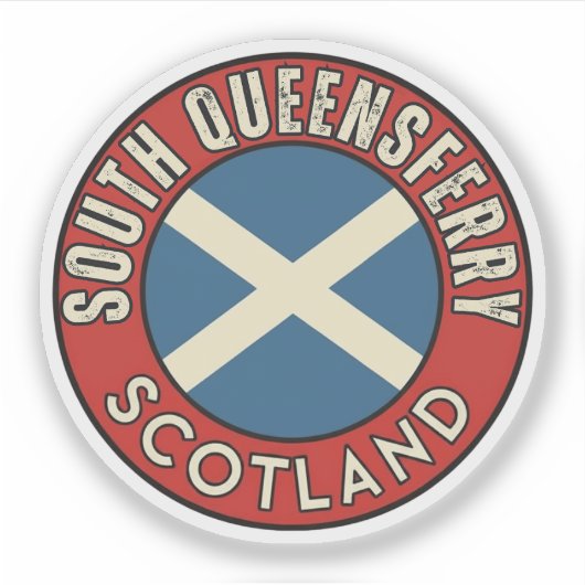Süd-Queensferry, Schottland Aufkleber (Vorderseite)