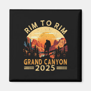 Süd-Rand nach Nord-Rand Grand Canyon 2025 Wandern Magnet