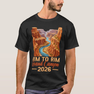 Süd-Rand zu Nord-Rand Grand Canyon 2026 Wandern T-Shirt