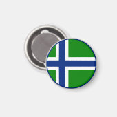 Süd-Uist-Flagge Magnet (Vorderseite/Rückseite)