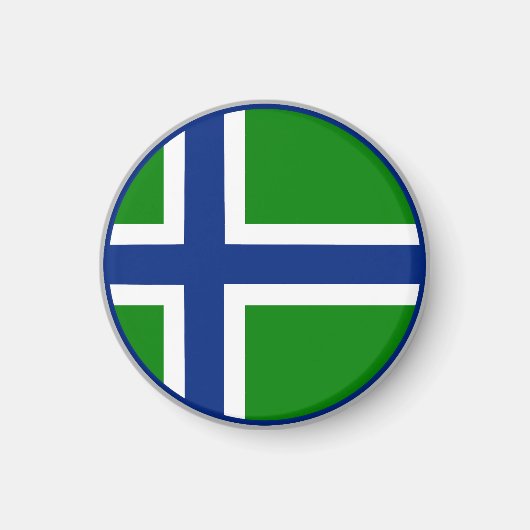 Süd-Uist-Flagge Magnet (Vorne)