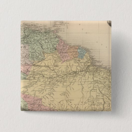 Süd- und Nordamerika Button (Vorderseite)