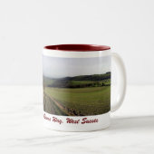 Südabstieg-Weisen-Tasse Zweifarbige Tasse (VorderseiteRechts)