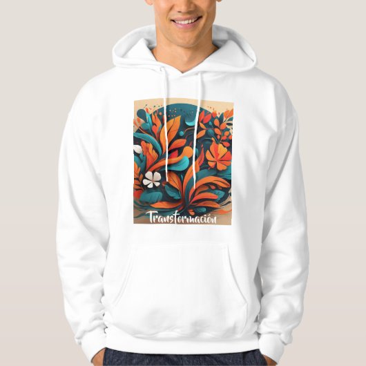 Sudadera Arte Simbólico Transformación Natural Hoodie (Vorderseite)