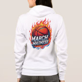 Sudadera Basketball en Llamas March Madness Hoodie (Rückseite)