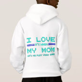 Sudadera Chico Jugando Videojuegos Hoodie (Rückseite)