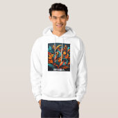 Sudadera con Arte Simbólico de Biodiversidad Hoodie (Vorne ganz)