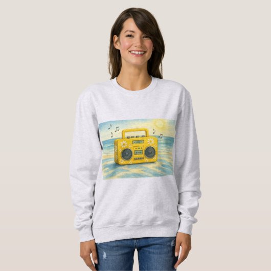 Sudadera de equipo de música con flores  sweatshirt (Vorne ganz)