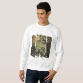 Sudadera de Halloween con Luna y Tumba Sweatshirt (Vorne ganz)