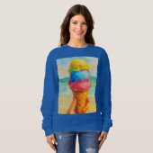 Sudadera de helado colorido sweatshirt (Vorne ganz)