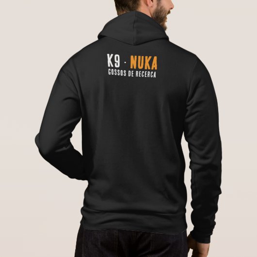 Sudadera Eat, Sleep, Mantrailing - Add Your Dog's Hoodie (Rückseite)