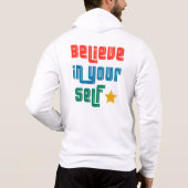 Sudadera Estrella y Frase Cree en Ti Hoodie (Rückseite)