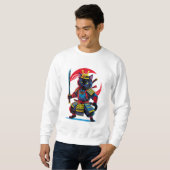 Sudadera Gato Samurái Sweatshirt (Vorne ganz)