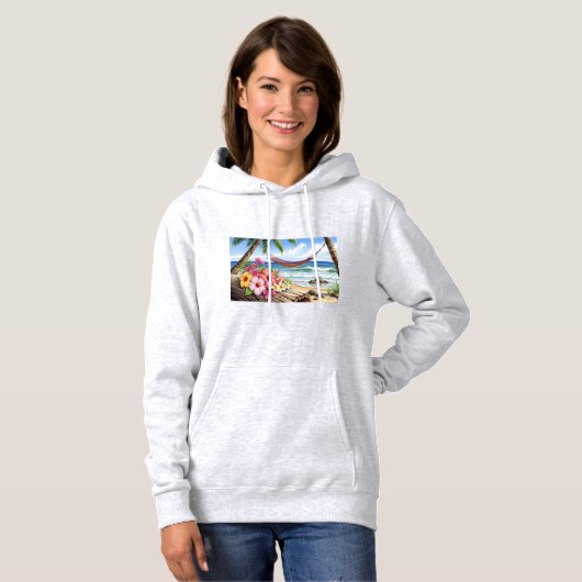 Sudadera hamaca en la playa  hoodie (Vorne ganz)