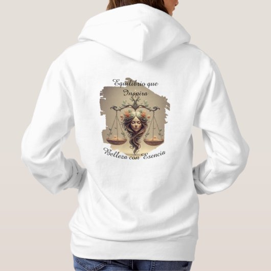 Sudadera Hoodie Lady Libra (Rückseite)