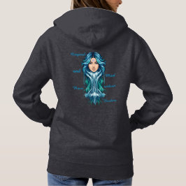 Sudadera Lady Acuario – Misterio y energía zodiaca Hoodie