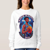 Sudadera magas largas mujer baloncesto sweatshirt (Vorderseite)