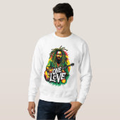 Sudadera  One Love el Rey del Reggae Sweatshirt (Vorne ganz)