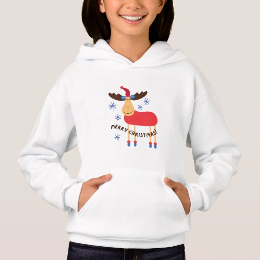 Sudadera para niña, motivo navideño hoodie (Vorderseite)