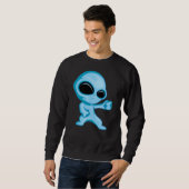 sudadera sencilla con hermoso estampado sweatshirt (Vorne ganz)