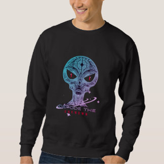 sudadera sencilla con hermoso estampado sweatshirt