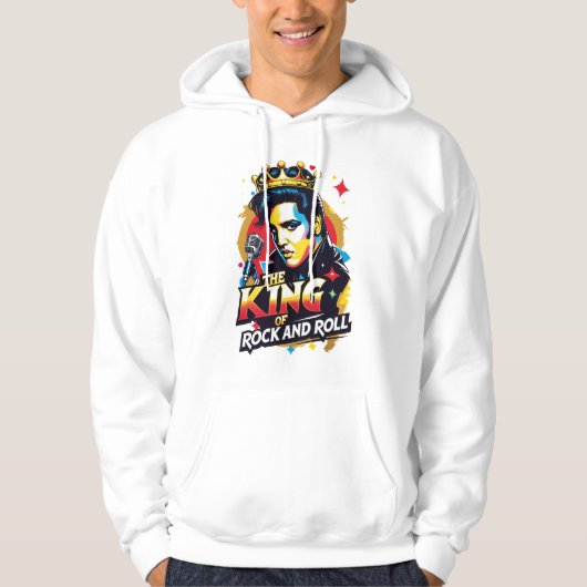 Sudadera The King of Rock and Roll Hoodie (Vorderseite)