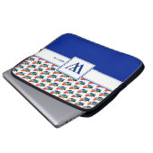 SÜDAFRICA-Bibel Monogramm Christliches Notebook Laptopschutzhülle (Vorne Knopf)