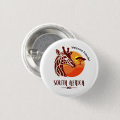 Südafrika 2026 Internationaler Konventions-Pin Button (Vorne & Hinten)
