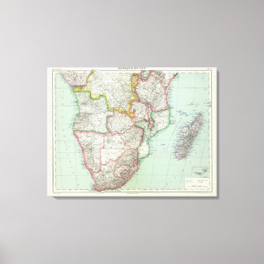 Südafrika 2 leinwanddruck (Vorderseite)