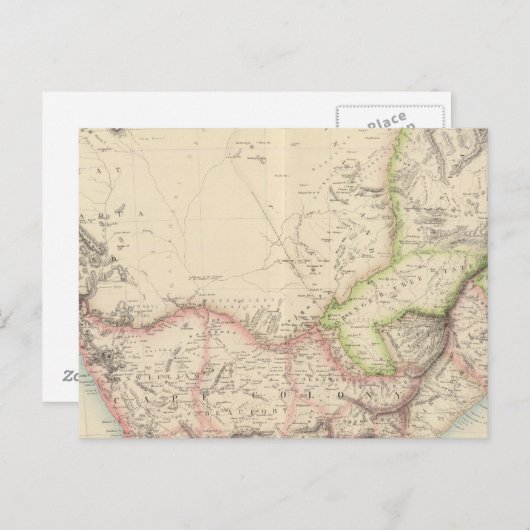 Südafrika 2 postkarte (Vorne/Hinten)