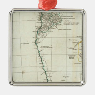 Südafrika 3 silbernes ornament