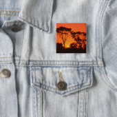 Südafrika.  afrikanischer Sonnenuntergang Button (Beispiel)