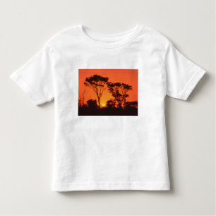 Südafrika.  afrikanischer Sonnenuntergang Kleinkind T-shirt