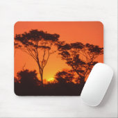Südafrika.  afrikanischer Sonnenuntergang Mousepad (Mit Mouse)